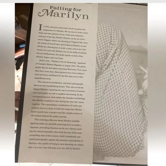 FALLING FOR MARILYN THE LOST NIAGARA
COLLECTION JACK CARROLL COFFEE
TABLE BOOK - Picture 3 of 7